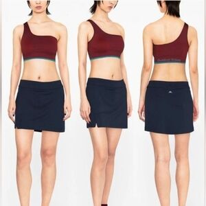 J Lindeberg Amelie Mid Golf Skirt Skort Black Large